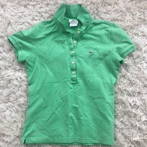 Green Lacoste Polo